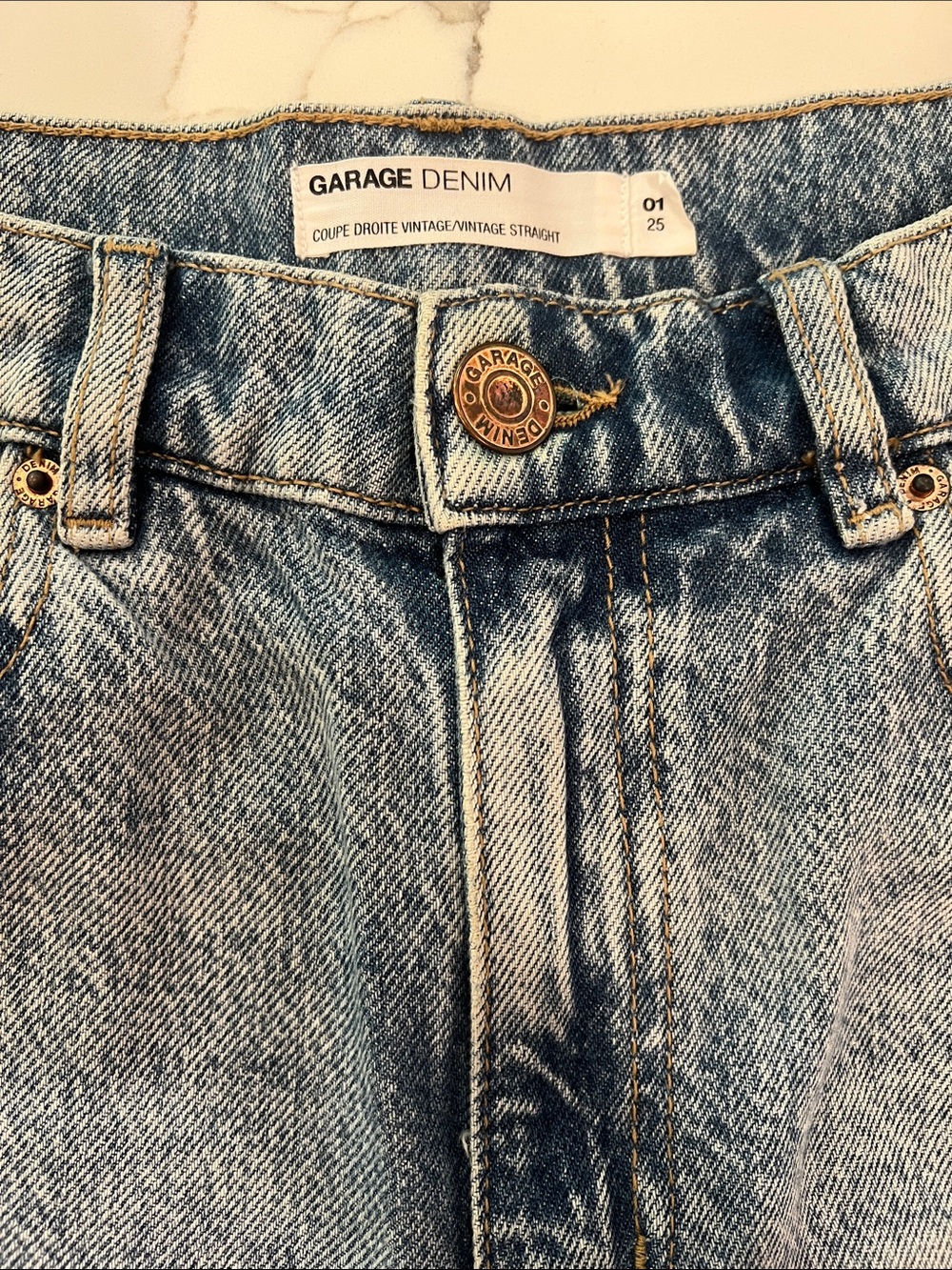 Women’s Light Blue Vintage Straight Jeans - Picture 2 of 5